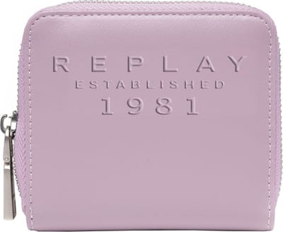 REPLAY Portemonnee Zip Around Wallet LT Lilac Paars