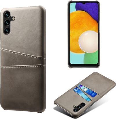 Coverup Hoesje - Geschikt voor Samsung Galaxy A14 Hoesje - Coverup Dual Card Back Cover - Grijs