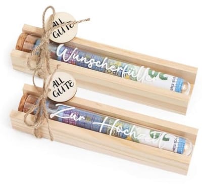 Huwelijksgeschenken 2 stuks - Wensvuller & Geldgeschenk Verpakking voor Bruiloft