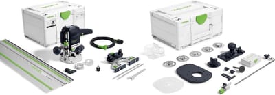 Festool OF 1010 REBQ-FS-Set Bovenfrees in Systainer met FS800/2 Geleiderail - 578051