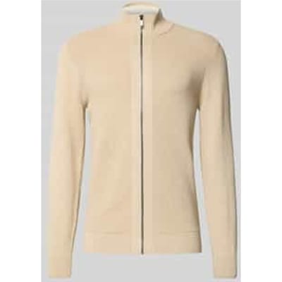 Gebreid vest met opstaande kraag