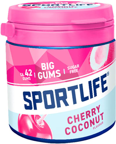 Sportlife Cherry - Coconut - 4 x 99 gram