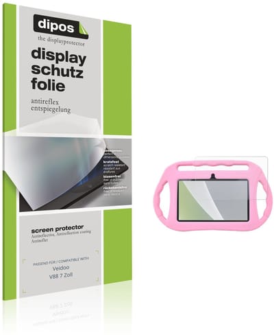 dipos – 2x Matte Beschermfolie geschikt voor Veidoo V88 7 Inch | Krasbestendige & antireflecterende Screenprotector Ultra-Thin