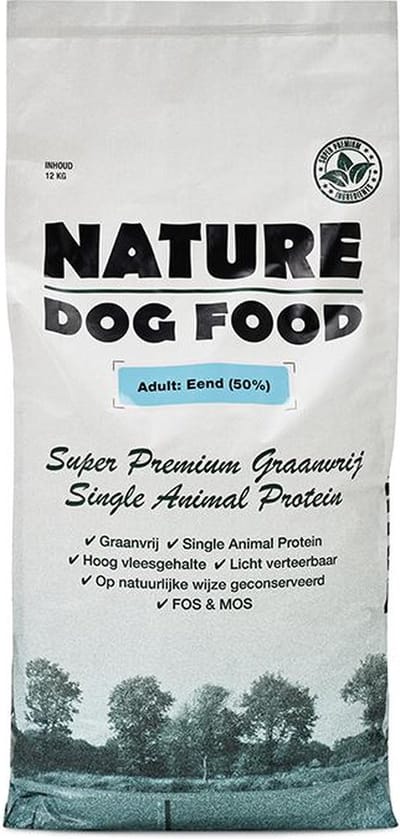 Nature Dog Food Eend 12 kg.