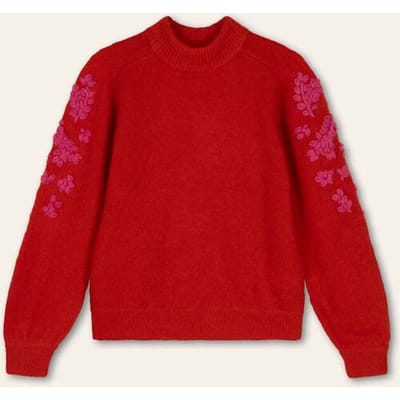 Oilily Keesje Trui- maat3XL Aurora Rood