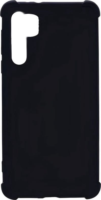 Shockproof Flexibele achterkant Silicone hoesje zwart Geschikt voor: Samsung Galaxy S24 Ultra
