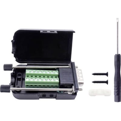 TRU COMPONENTS T1904C098 D-sub male connectorset Aantal polen: 15 Schroeven 1 stuk(s)