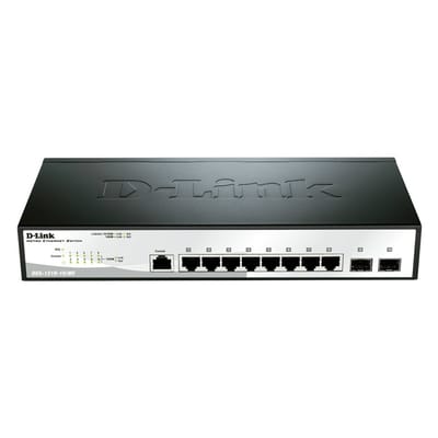 D-Link DGS-1210-10/E DGS-1210-10/E Netwerk switch 8 + 2 poorten 20 GBit/s