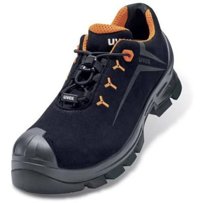 uvex 2 MACSOLE® 6528243 Veiligheidsschoenen ESD S3 Schoenmaat (EU): 43 Zwart, Oranje 1 paar