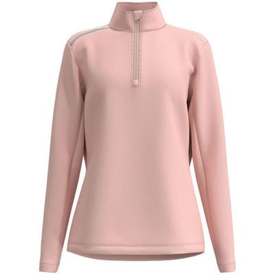 Forelson Dames/Dames Broadway Quarter Zip Golf Base Layer Top (Roze)