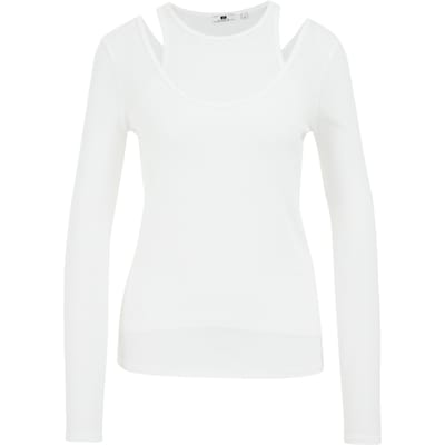 WE Fashion T-shirt White Taglia: XL | Maglie a manica lunga Outlet | Donna | Bianco