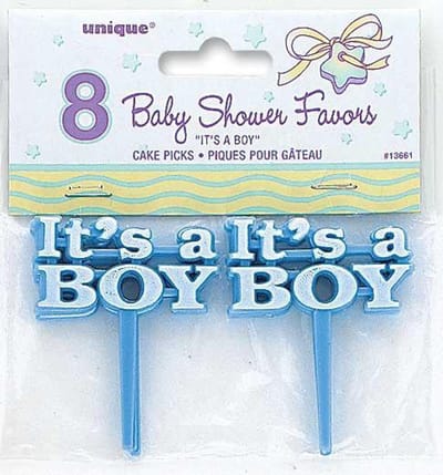 Amscan - Prikkers it's a boy 8st.