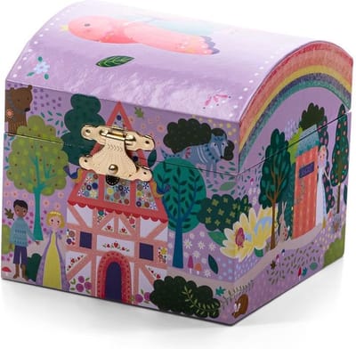 Floss & Rock Muziek / Juwelendoosje, Sprookje - 13 x 13 x 8,5 cm - Multi