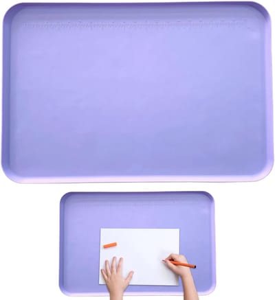Siliconen Knutselmat - Tekentafelkleed Hars - Creatieve Projecten - Verhoogde Randen - 61 x 40 cm - Purper