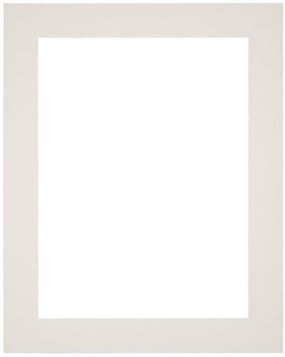 Passe-Partout Fotomaat 40x50 cm - Lijstmaat 48x64 cm - Lichtgrijs - Museumkarton - Fotolijst niet inbegrepen