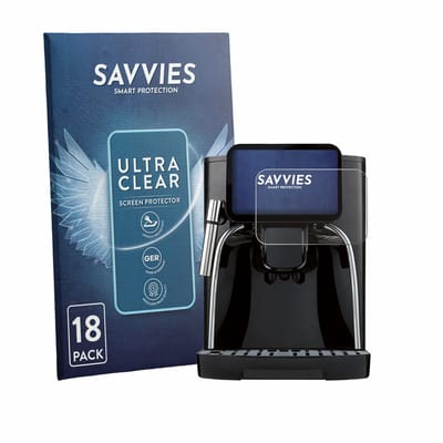Savvies - Screenprotector voor SilverCrest SKVA 1450 A2 - Folie Beschermfolie transparant 18 Stuks