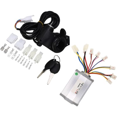48V 800W Fiets Borstel Controller Set met Sleutels Duimgashendel Elektrische Fiets Ombouwset voor black