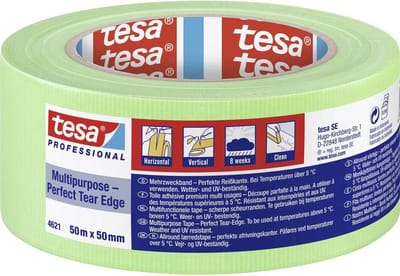 tesa MULTIPURPOSE 04621-00014-00 Gipstape tesa Professional Lichtgroen (l x b) 50 m x 50 mm 1 stuk(s)