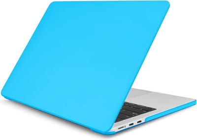 Laptophoes - Geschikt voor MacBook Air 2022 Hoes - Case voor 13.6 inch Air met M2 Chip (2022) - Model A2681 - Mat Lichtblauw