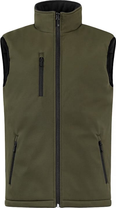 Clique Padded Softshell Vest 020958 - Mistgroen - XS