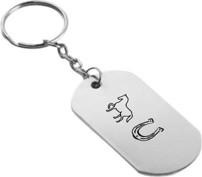 Akyol - Hoefijzer sleutelhanger - Hoefijzer - Paarden - Paarden liefhebbers - Paardrijden - Sleutelhanger - Cadeau - Gift