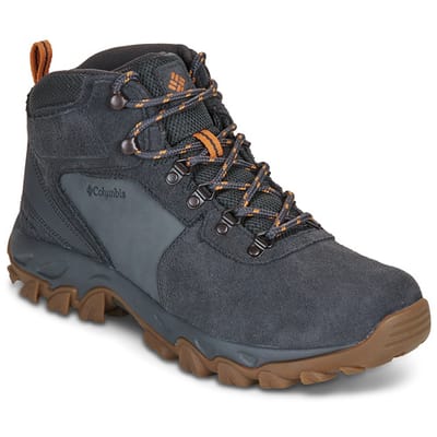 Columbia NEWTON RIDGE™ PLUS II SUEDE WP Heren Wandelschoenen - Dark Grey, Gold Amber
