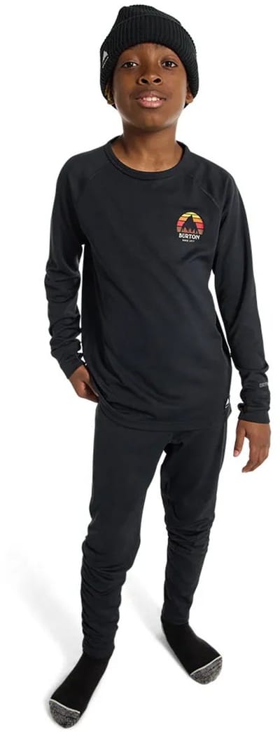 Burton Lightweight Basislaag Set Zwart 8 Years Jongens,Meisjes