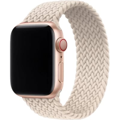 2+1 | Apple Watch Bandje - Nylon - Gevlochten Solo - Sterrenlicht
