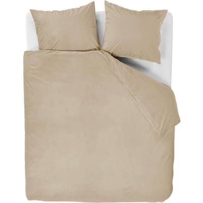 At Home by Beddinghouse Cosy Corduroy dekbedovertrek - Effen - Tweepersoons - 200x200/220 cm - Off-white