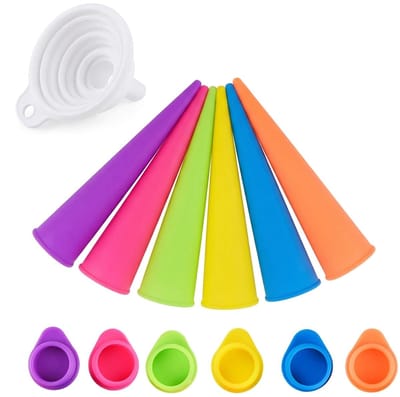 Dailygoods- IJsvormen siliconen - Set van 7 - BPA-vrij - Lekvrij - Eenvoudig te gebruiken - Flexibele structuur voor moeiteloos verwijderen - Ijsblokjesvorm