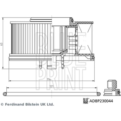 Brandstoffilter BLUE PRINT ADBP230044