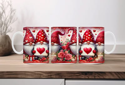 Koffiemok valentijn Gnomes 15 | Valentijn cadeau | Valentijn decoratie | Grappige Cadeaus | Koffiemok | Koffiebeker | Theemok | Theebeker | chocoladebeker