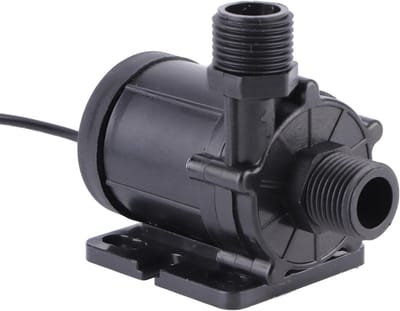 Krachtige Dompelwaterpomp met Borstelloze Motor, Stille Boosterpomp DC12V 30W, 700L/H en 12m Drainlift voor Verwarming en Tuinirrigatie
