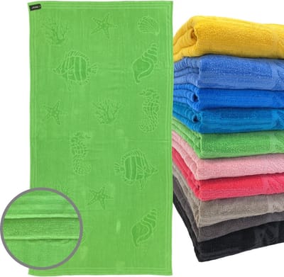iSleep Strandlaken Schelp - 100x200 cm - Lime