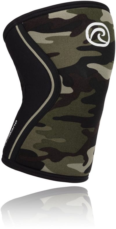 Rehband RX Kniebrace - 7 mm - Zwart/Camo - S