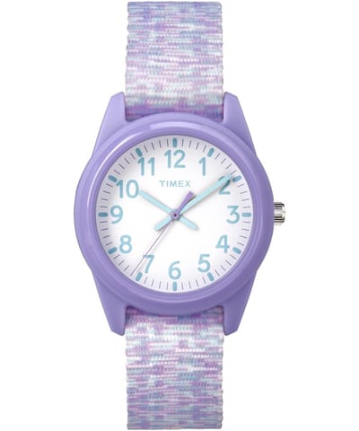 Timex Time Machines TW7C12200 Horloge - Textiel - Paars - Ø 32 mm