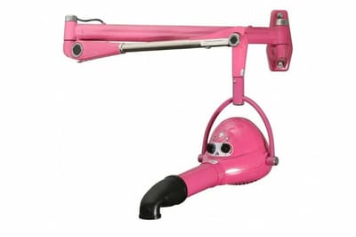 Waterblazer Hangende Föhn - Aeolus Roze Hangende Droger 2200 Watt - Hondenföhn Trimsalon - Voor Hond & Puppy - Superstil - Temperatuur instelbaar 25-75 graden - Mondstuk 360 graden draaibaar - Duurzaam