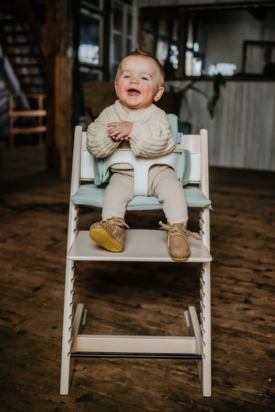 Pure Baby Love - kussen Tripp Trapp - mint groen - zitkussen kinderstoel en babyinsert