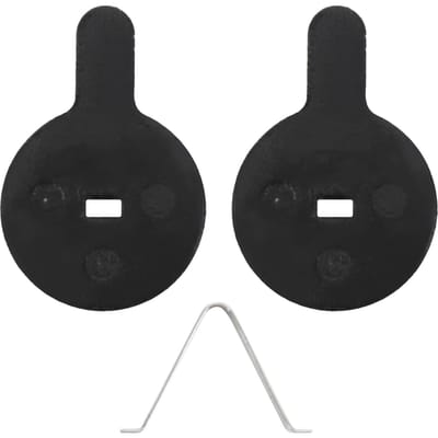 Plaquettes de frein à disque de vélo en résine semi-métallique résistantes aux chocs, ensemble de plaquettes de frein à disque, accessoire de vélo(LE-21R ) black