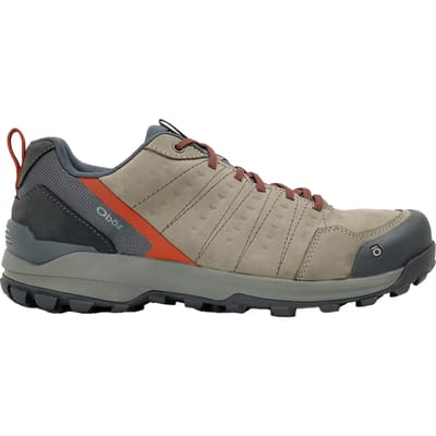Oboz Sypes leren wandelschoenen voor heren (Staal)