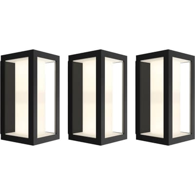 Philips Hue Impress muurlamp White and Color zwart smal 3-pack