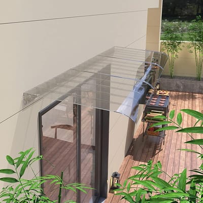 Deur Luifel - Overkapping Huisdeur - Bescherming Buiten - UV Bestendig Waterdicht - 40x150cm - Transparant