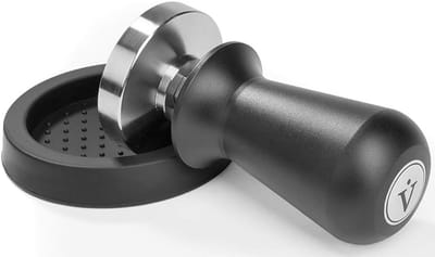 Barista Tamper - Koffie Stamper - Espresso Bereiden - Drukregulerend met Veer - 58 mm - Zwart