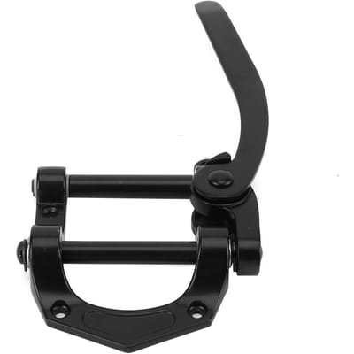 Staartstuk Vibrato Brug voor voor SGTeleLP Platte Top Elektrische Gitaar Tremolo Systeem Zwart zwart