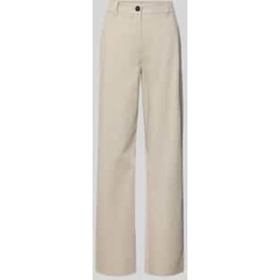 regular fit broek van katoenmix met lyocell-aandeel