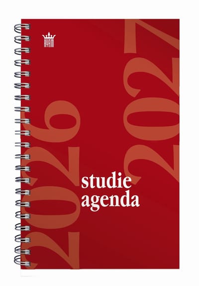 Ryam | Studie agenda | 2026/2027 | Spiraal | 15 x 20 | 12 mnd | Rood |