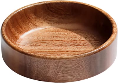 Creatieve Houten Fruitschaal – Snackschaal voor Afternoon Tea – Ronde – Houten Schaal voor Thuis – Premium Snack- en Notenschaal – Houten Servies