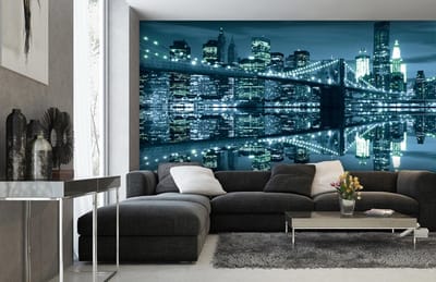 Poster | Blauw | 104 x 70,5 cm