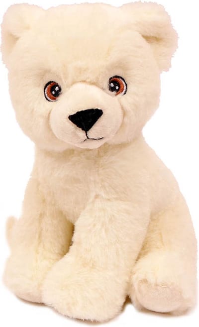 PIA Soft Toys - Pluche Knuffeldier IJsbeer ECO - 20 cm: 100% Ecologisch, 100% Lief