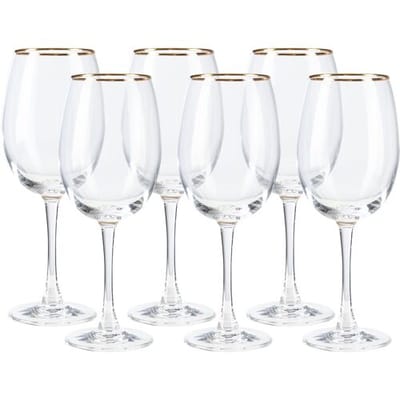 LIVARNO HOME Glazenset 6-delig (Witte wijn glazen)